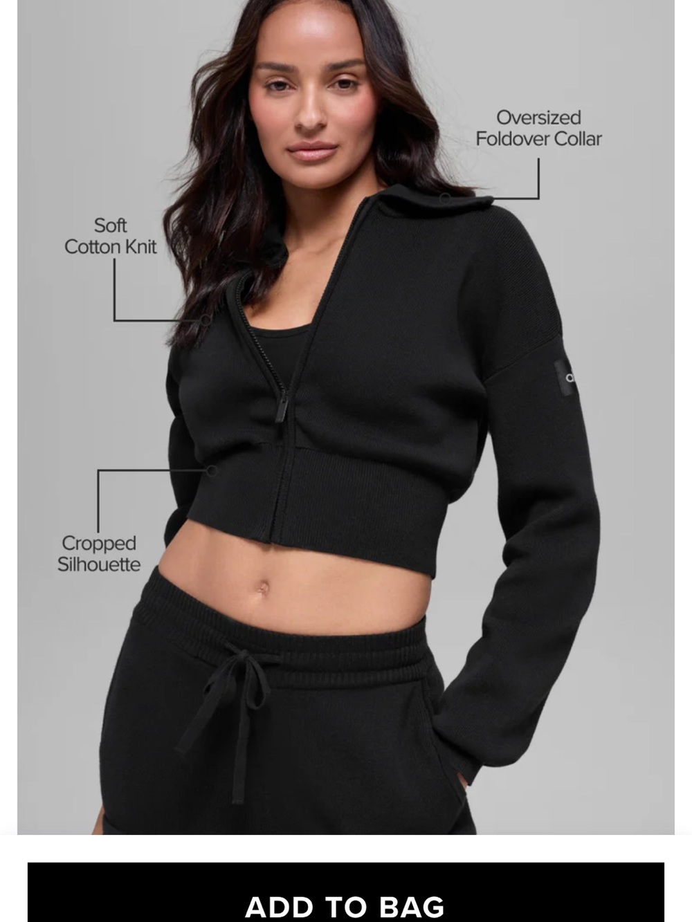 ALO Yoga Cropped Jacket